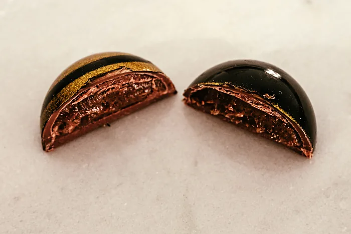 Hazelnut ganache