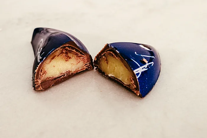 Lime coconut ganache