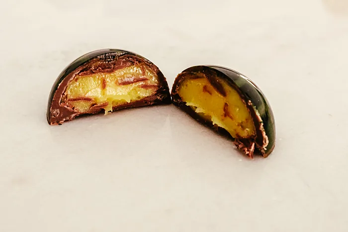 Pistachio ganache